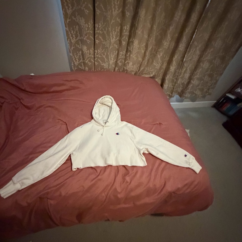 Champion Cream Reverse Weave Hoodie